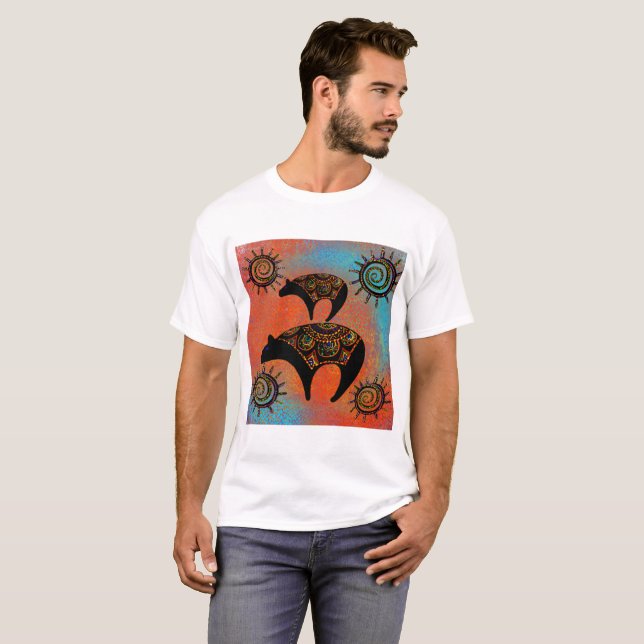 CAMISETA URSO SUDOESTE  ARTE (Frente Completa)