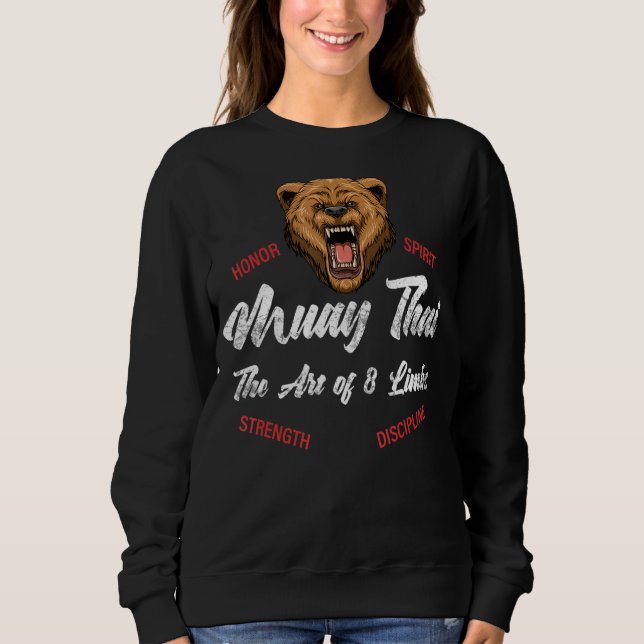 Camiseta Urso Tailandês Muay Tailandês In A Box Kickboxing (Frente)