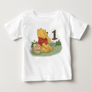 Camiseta Urso Teddy Aquarela Fofo Primeiro Aniversário