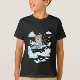 Camiseta Urso Teddy Piloto Avião Fofo