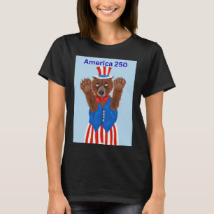 Camiseta Urso Tio Sam América 250