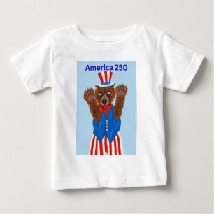 Camiseta Urso Tio Sam América 250 