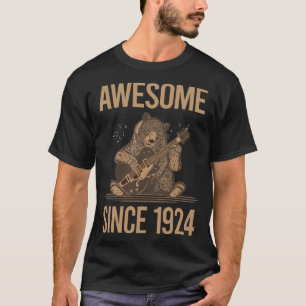 Camiseta Urso Tocando Violão - Incrível Desde 1924