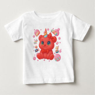 Camiseta Urso Unicórnio Bubblegum