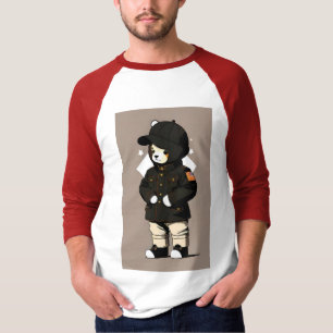 Camiseta urso-usa