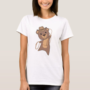 Camiseta Urso-Vaca-Vaca-Vaca-Vaca-Laço Ocidental