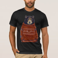 Urso vermelho da camisola da rena