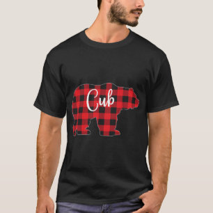 Camiseta Urso Vermelho Xadrez Correspondente à Família Paja