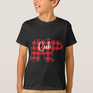 Camiseta Urso Vermelho Xadrez Correspondente à Família Paja