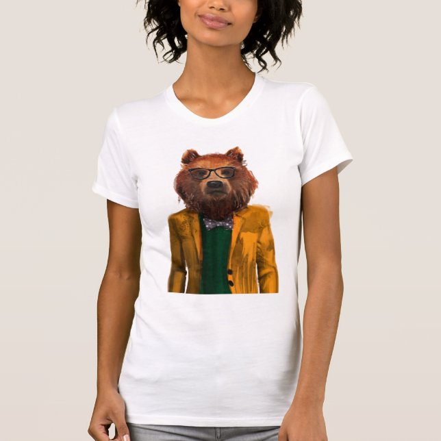 Camiseta Urso vestido melhor (Frente)