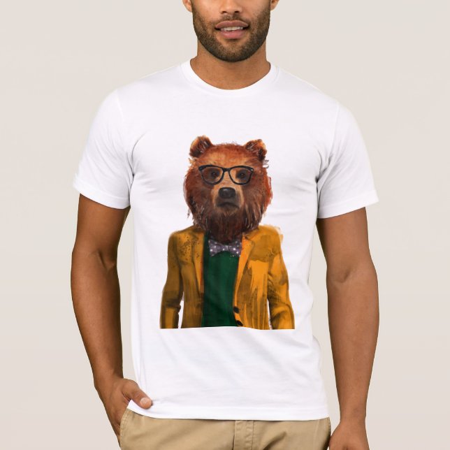 Camiseta Urso vestido melhor (Frente)
