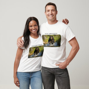 Camiseta Urso Yellowstone, Homens e Mulheres