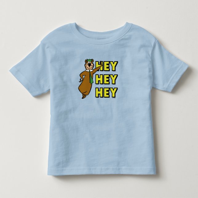 Camiseta Urso Yogi Hey Hey Hey (Frente)