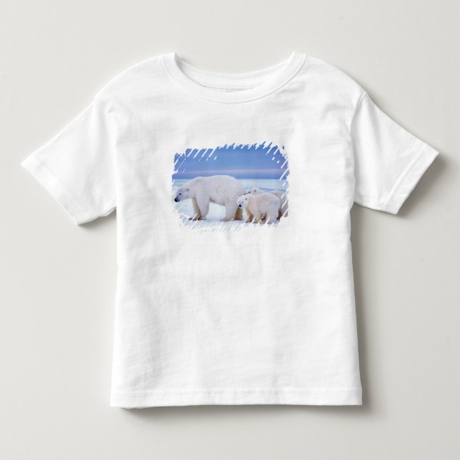 Camiseta Ursoaica polar cu pui (Frente)