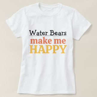Camiseta Ursos Aquáticos Me Fazem Feliz Citação Vibrante Ta