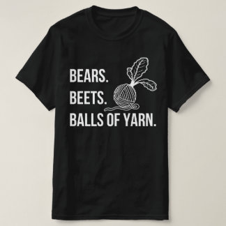 Camiseta Ursos Beterraba Bolas de Yarn - Tee masculino