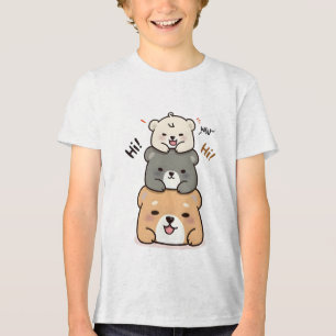 Camiseta Ursos bonitos, Cartoon
