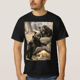 Camiseta Ursos Cinzentos por CE Swan, Animais da Floresta V