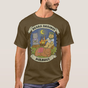 Camiseta Ursos Contra Burnout Campfire