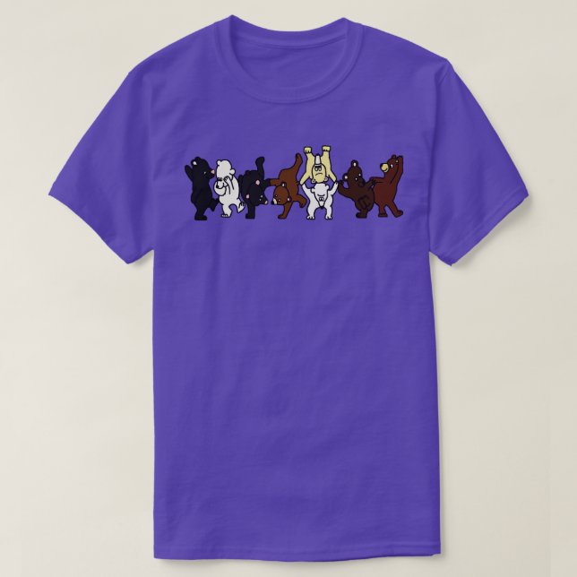Camiseta Ursos Dançantes (Frente do Design)