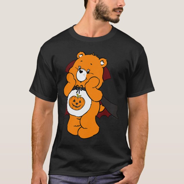 Camiseta Ursos De Cuidados Vampiros De Urso Doce Ou Docente (Frente)
