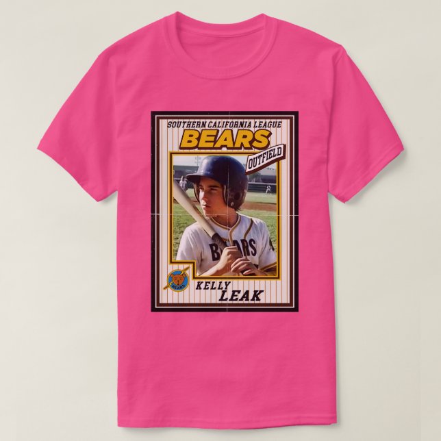 Camiseta Ursos de Notícias Maus Baseball d Kelly Leak (Frente do Design)