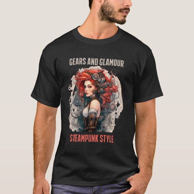 Camiseta Ursos Do Glamor Steampunk Diva (Frente)