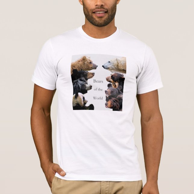 Camiseta Ursos do mundo (Frente)