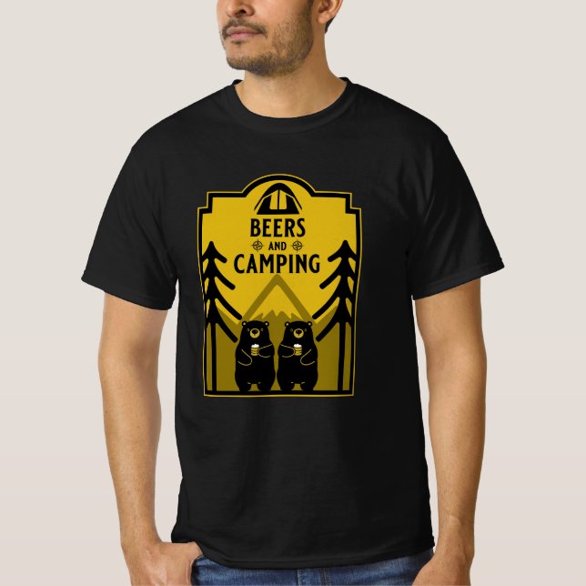 Camiseta Ursos E Cerveja Canadá (Frente)