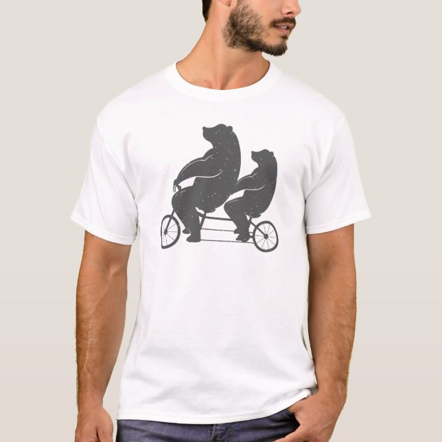 Camiseta Ursos em Bicicletas (Frente)