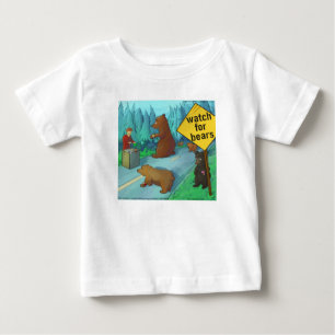 Camiseta Ursos Engraçados Com Relógios Cartoon De Rick Lond