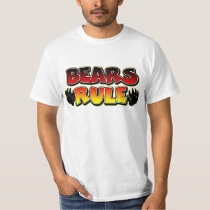 Camiseta Ursos Gays Reinam Efeito de Pata Dupla Levantada -