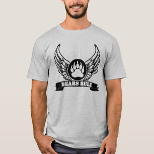 Camiseta Ursos Incríveis Regem Urso de Asas de Anjo Pata