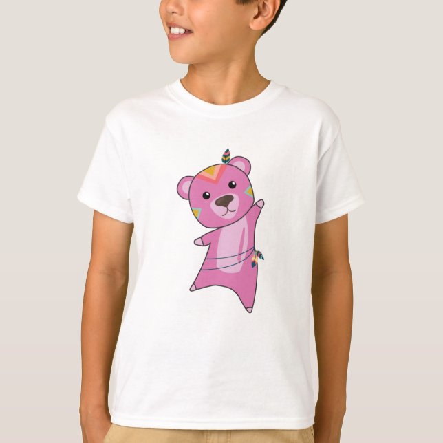 Camiseta Ursos Índios Ursos Pisando Ursinho (Frente)