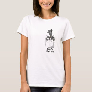 Camiseta Ursos Koala Fofos No Bolso