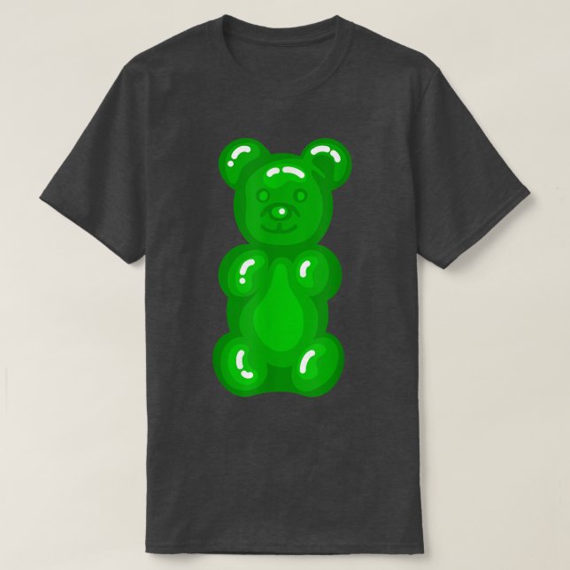 Camiseta Ursos Menores Verde Amam Urso Gombre (Frente do Design)
