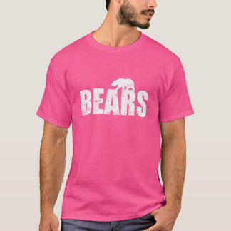 Camiseta Ursos na família de animais da floresta selvagem