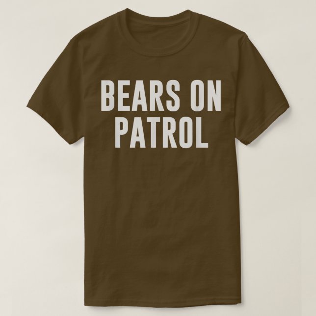 Camiseta Ursos na Patrulha 365 (Frente do Design)
