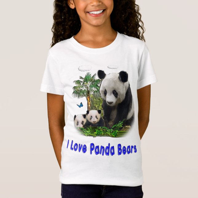 Camiseta ursos panda (Frente)