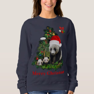 Camiseta Ursos panda fazem Natal