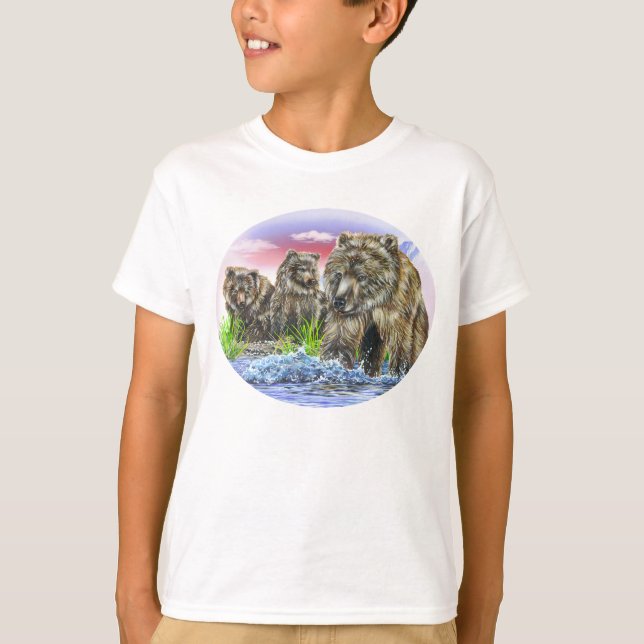 Camiseta Ursos Pardo (Frente)