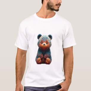 Camiseta Ursos Peludos Iridescentes