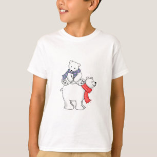 CAMISETA URSOS POLARES EMPILHADOS
