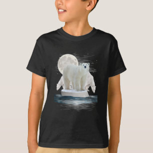 Camiseta Ursos Polares Zoológico Vida Selvagem Amante de An