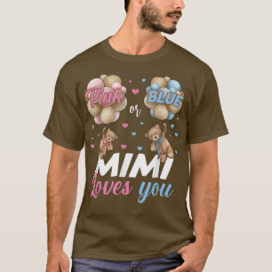 Camiseta Ursos Rosa Ou Azul Mimi Te Ama A Revelação De Gêne
