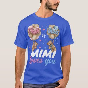 Camiseta Ursos Rosa Ou Azul Mimi Te Ama A Revelação De Gêne