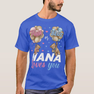 Camiseta Ursos Rosa Ou Azul Nana Te Ama A Revelação De Gêne