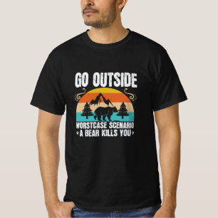 Camiseta Ursos - Saia do pior cenário de caso