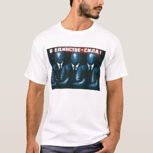 Camiseta URSS, russo, soviete, propaganda