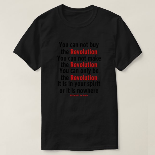 Camiseta Ursula K. Le Guin (Frente do Design)